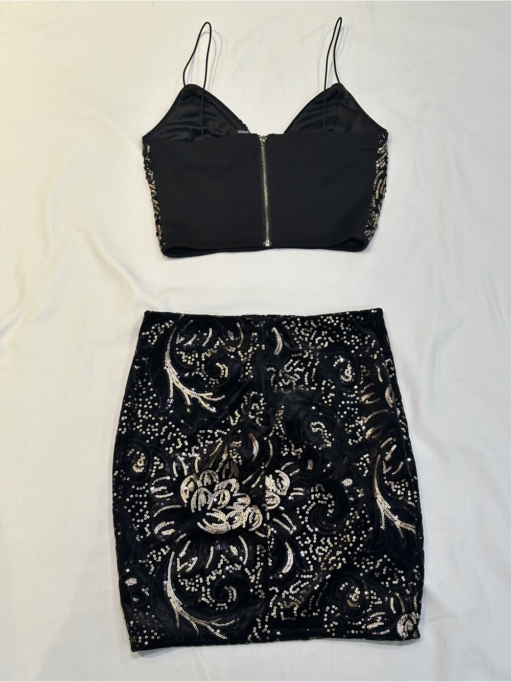 Windsor Black Sequin Two-Piece Set - Picture 5 of 8